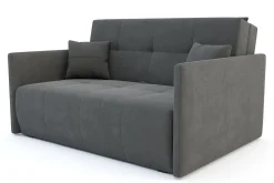 Mała sofa 144 cm grafit LEO III