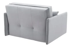 Mała sofa 126 cm szara LEO II