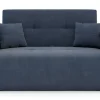 Mała sofa niebieska 126 cm LEO II