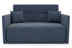 Mała sofa niebieska 126 cm LEO II