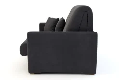 Mała sofa rozkładana ciemnoszara DALIA