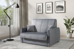 Mała sofa rozkładana szara DALIA