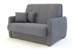Mała sofa rozkładana szara DALIA