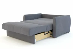 Mała sofa rozkładana szara DALIA