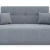 Mała sofa szara 144 cm LEO III
