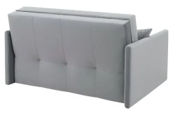 Mała sofa szara 144 cm LEO III