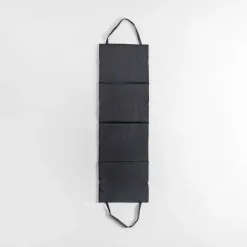 Mata plażowa w liście, czarna, 50x160 cm