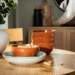 Miska ceramiczna brązowa PAPILAR 480 ml