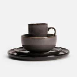 Miska ceramiczna ciemnoszara SKALO 710 ml