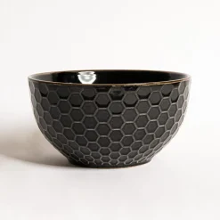 Miska ceramiczna czarna BRESCA 650 ml