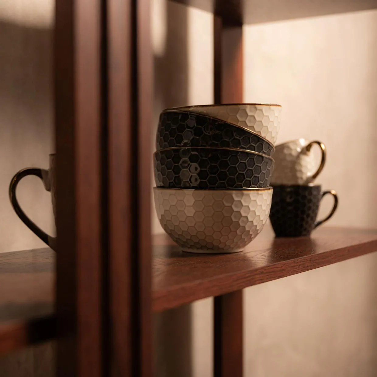 Miska ceramiczna czarna BRESCA 650 ml