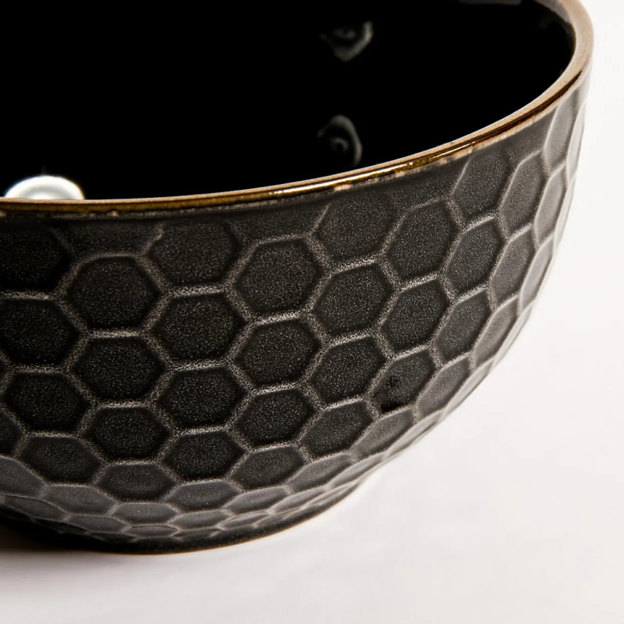 Miska ceramiczna czarna BRESCA 650 ml