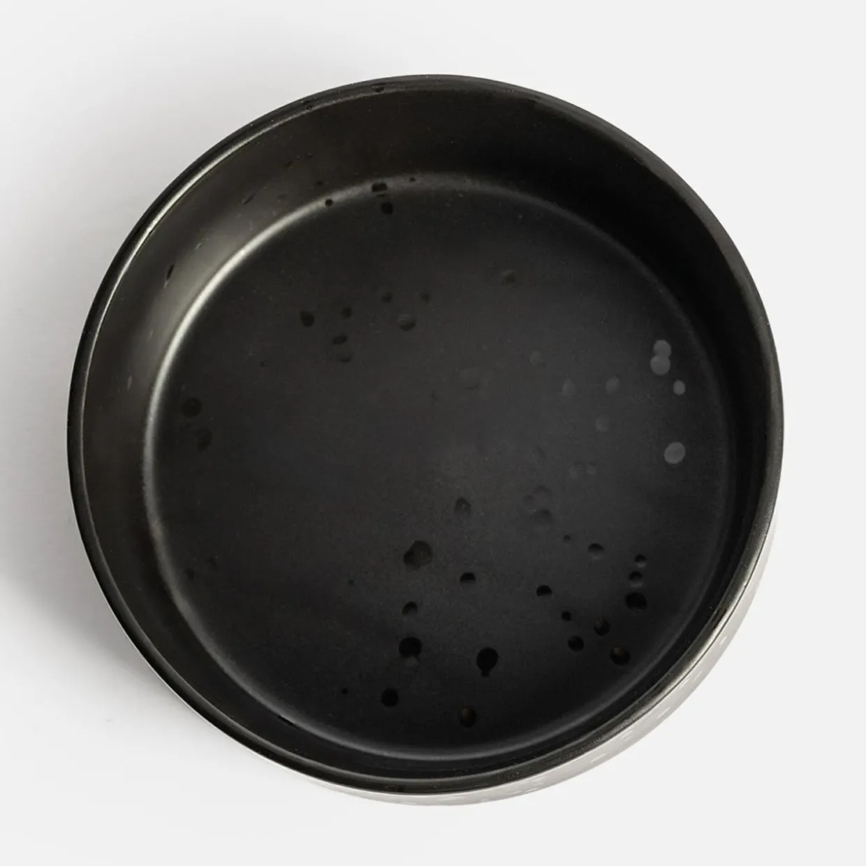 Miska ceramiczna czarna CARBONO 680 ml