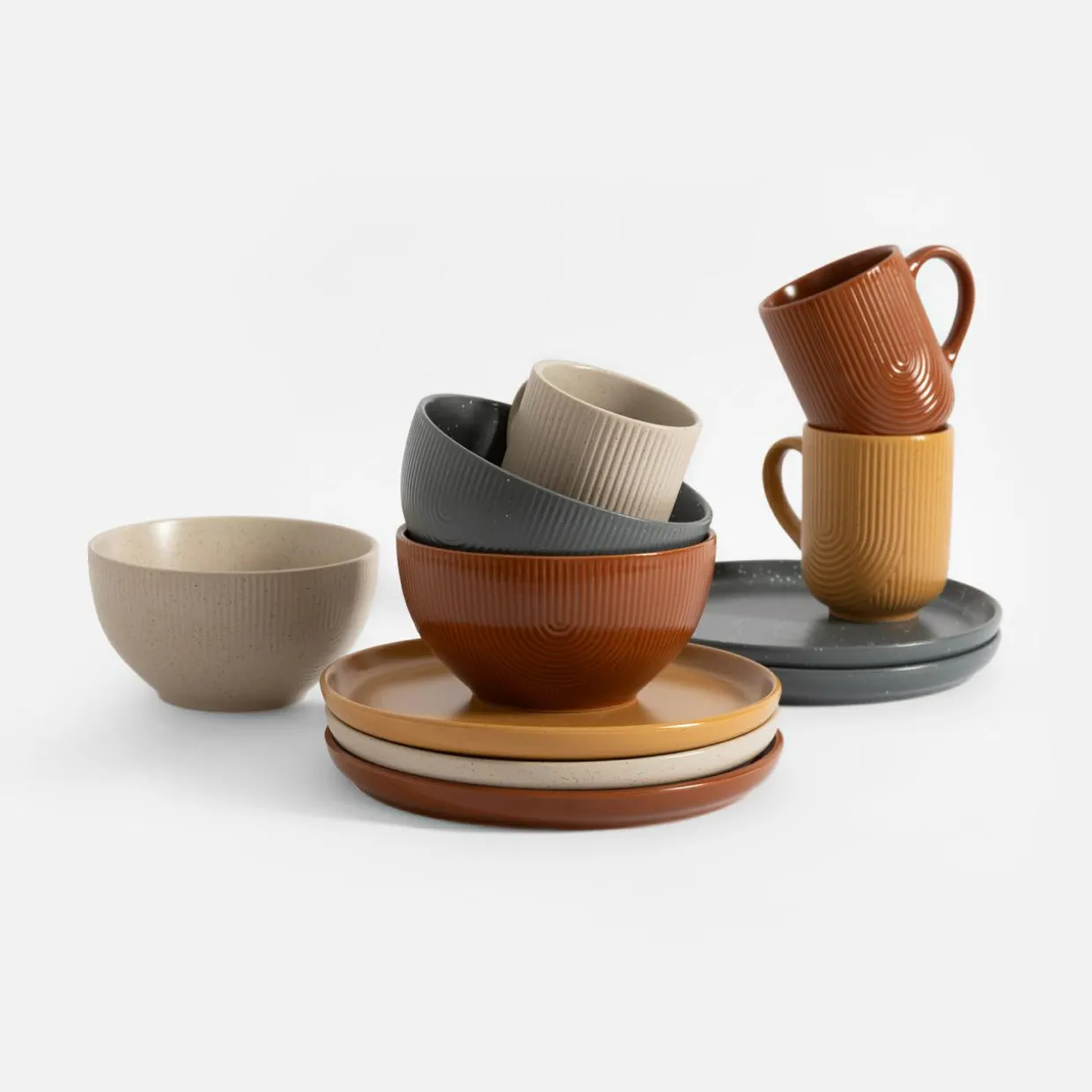 Miska ceramiczna kremowa PAPILAR 480 ml