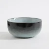 Miska ceramiczna szaro-brązowa MALAM 690 ml