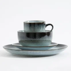 Miska ceramiczna szaro-brązowa MALAM 690 ml