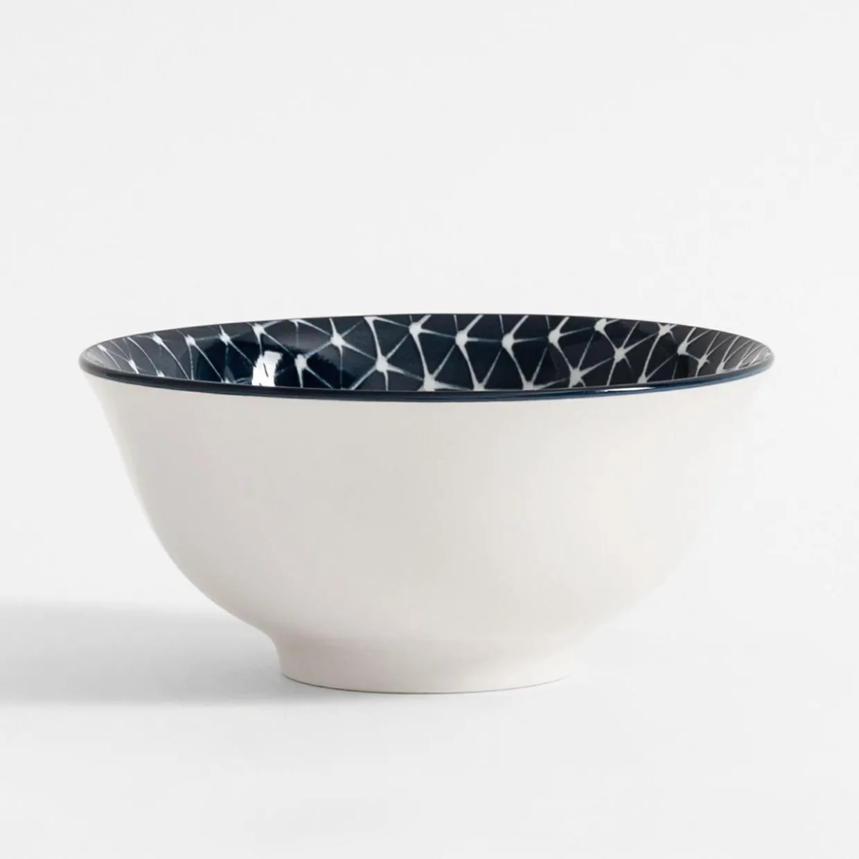 Miska porcelanowa niebiesko-biała ALORA 650 ml