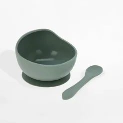 Miska silikonowa z łyżką MIX