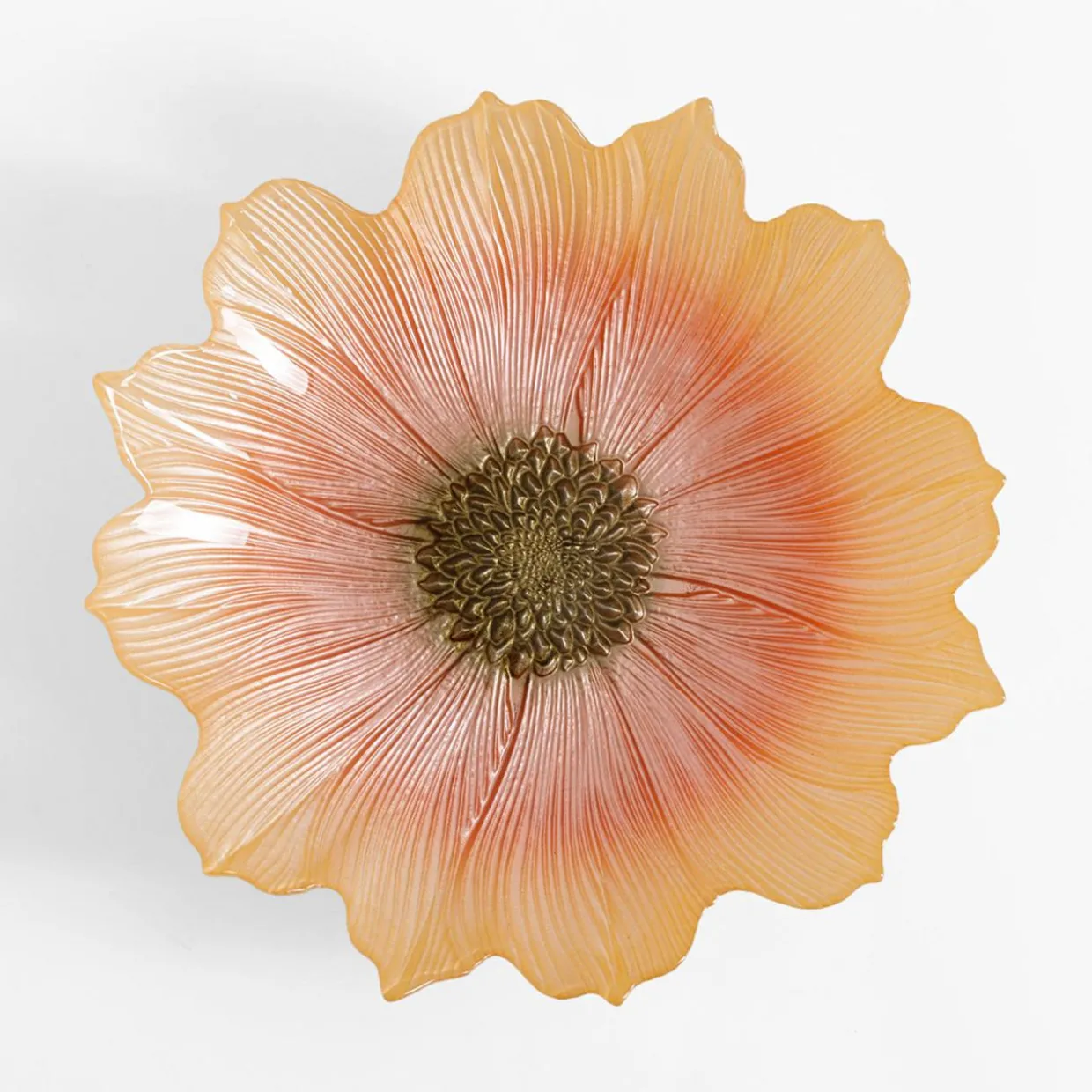 Miska szklana kwiat 30 cm