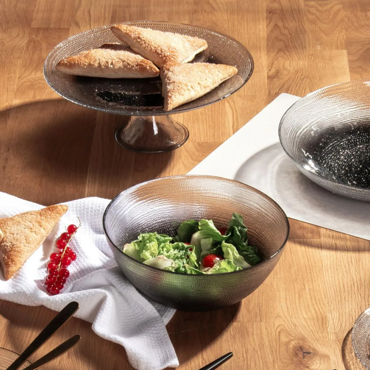 Miska szklana ombre 21 cm