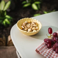 Miska żółta kwiatek 180 ml