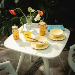 Miska żółta kwiatek 500 ml