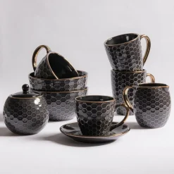 Mlecznik ceramiczny czarny BRESCA 300 ml