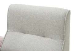 Modułowy narożnik kolorowy z pufą i leżanką FAMILY