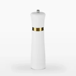 Młynek do pieprzu i soli biały 21 cm