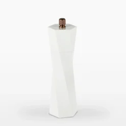 Młynek do pieprzu i soli biały 19,5 cm