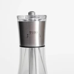 Młynek do pieprzu i soli 2w1 srebrny 19,5 cm