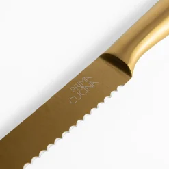 Nóż do chleba TOKYO złoty 20 cm