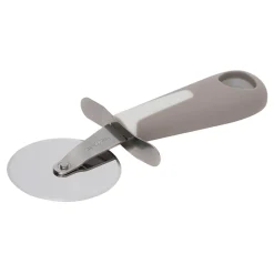 Nóż do pizzy szary z silikowową rączką