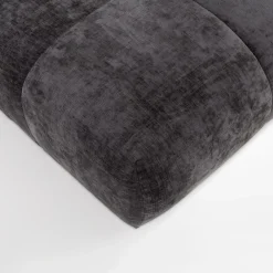 Narożnik 320 cm ciemnoszary CHANI lewy