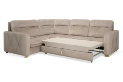 Narożnik ciemnobeżowy SOLAR lewy