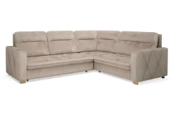 Narożnik ciemnobeżowy SOLAR prawy