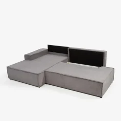 Narożnik ciemnoszary TILIA pojemnik lewy