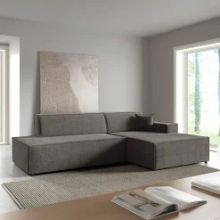 Narożnik ciemnoszary TILIA pojemnik prawy