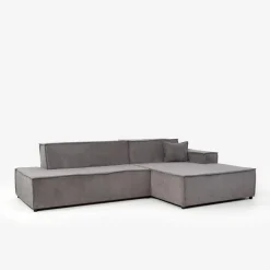 Narożnik ciemnoszary TILIA pojemnik prawy