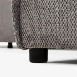 Narożnik ciemnoszary TILIA pojemnik prawy