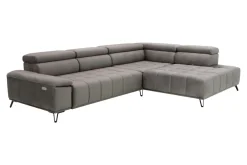 Narożnik elektrycznie rozkładany brązowy PALLADIO L prawy