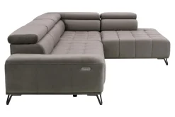 Narożnik elektrycznie rozkładany brązowy PALLADIO L prawy