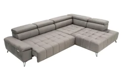 Narożnik elektrycznie rozkładany brązowy PALLADIO L prawy