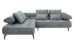 Narożnik elektrycznie rozkładany szary SELEDO L lewy