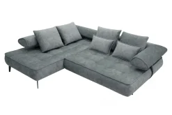 Narożnik elektrycznie rozkładany szary SELEDO L lewy