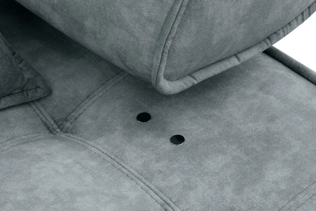 Narożnik elektrycznie rozkładany szary SELEDO L lewy