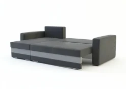 Narożnik grafitowo-szary RIMINI