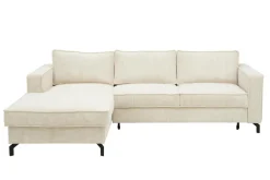 Narożnik kremowy sztruks VEGA lewy