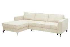 Narożnik kremowy sztruks VEGA lewy