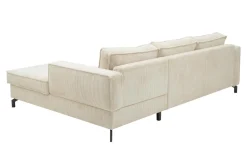 Narożnik kremowy sztruks VEGA prawy